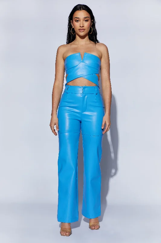 perrie-faux-leather-cut-out-crop-top-azure-blue