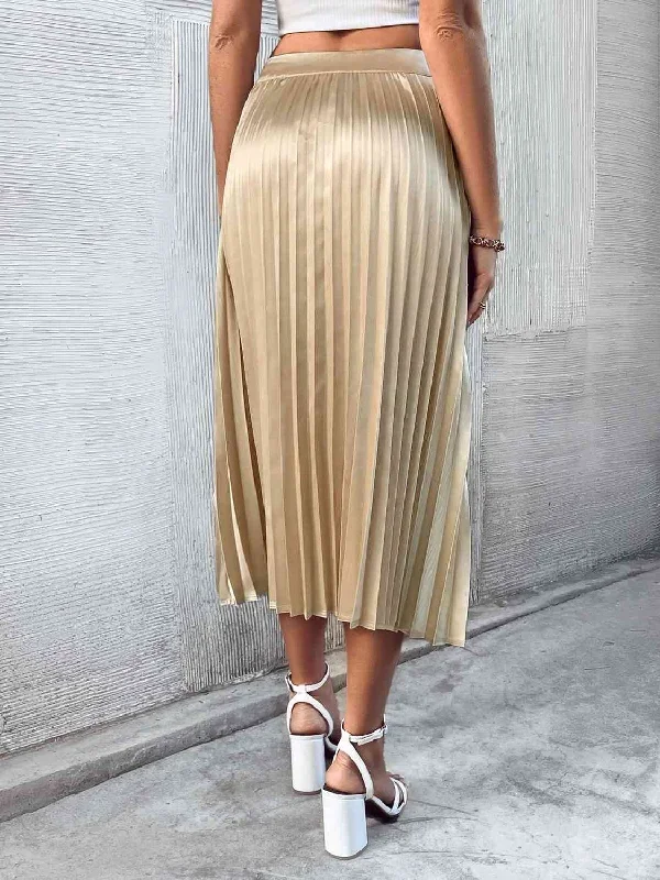 pleated-gold-midi-skirt