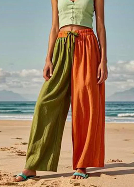 plus-size-colorblock-asymmetrical-tie-waist-wide-leg-pants-summer