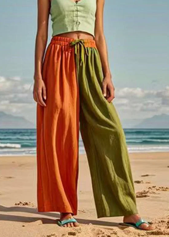 plus-size-colorblock-asymmetrical-tie-waist-wide-leg-pants-summer