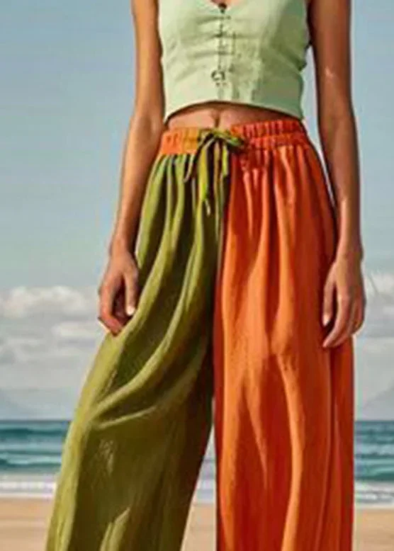 plus-size-colorblock-asymmetrical-tie-waist-wide-leg-pants-summer