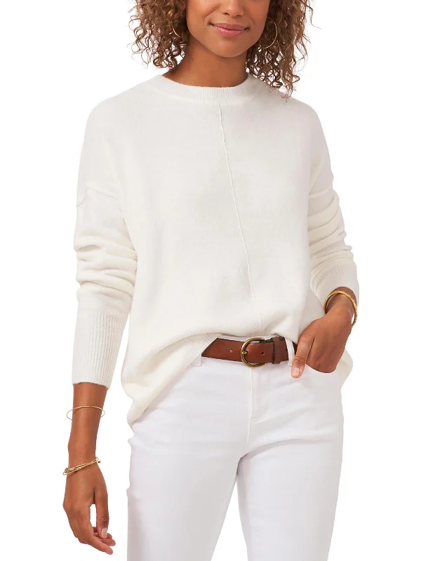 plus-womens-ribbed-trim-knit-crewneck-sweater