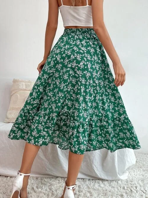 printed-ruffle-hem-midi-skirt