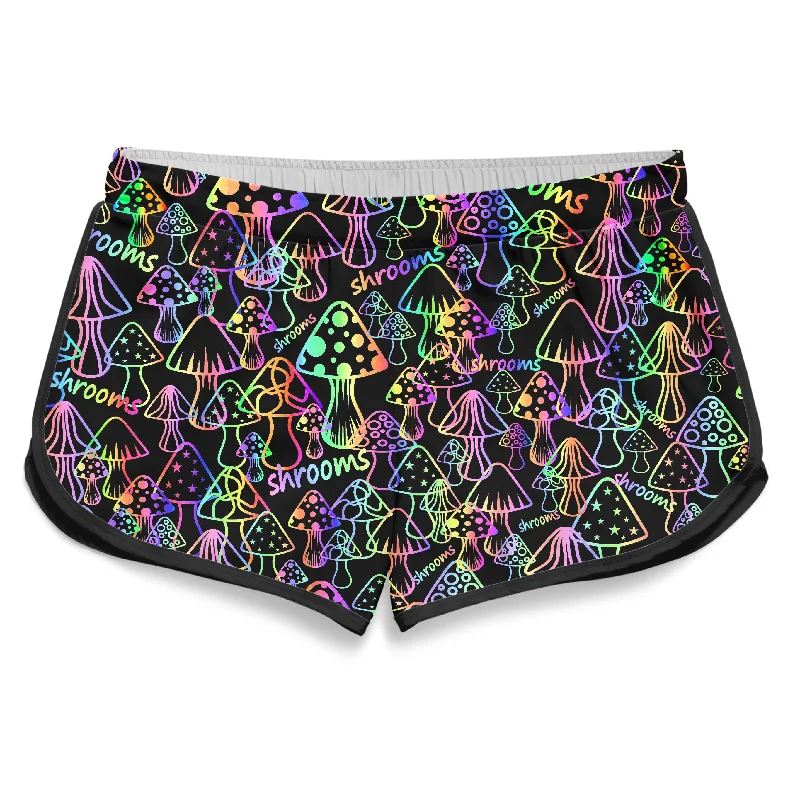 Psychedelic Shroom Women's Retro Shorts