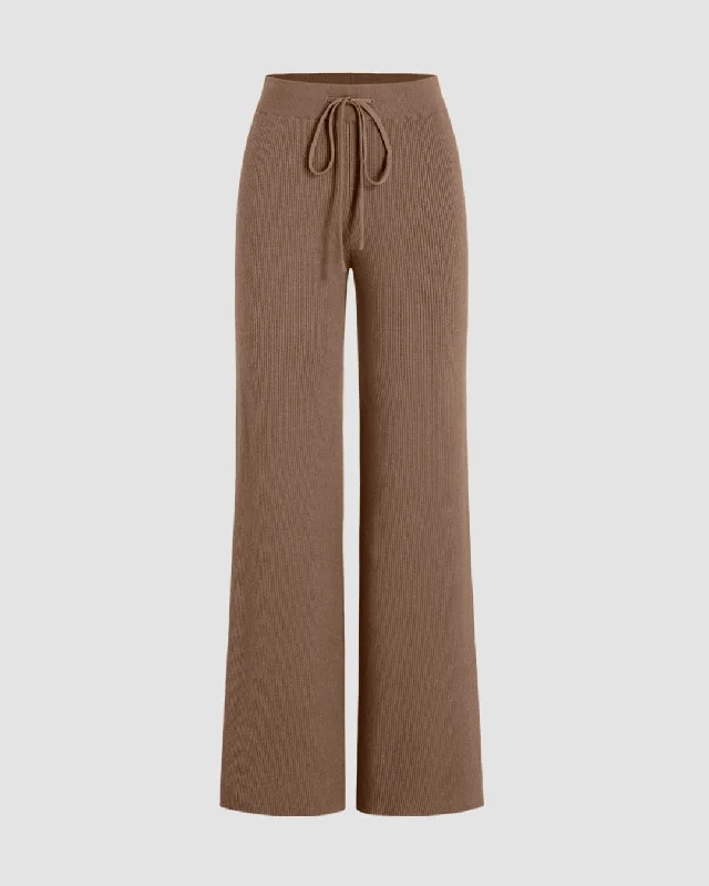 set-of-two-summer-trouser-in-brown-with-long-sleeve-crop-top