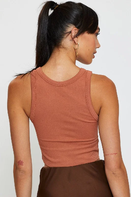 tan-tank-top-sleeveless-crew-neck-seamless-bs1098-84j-4