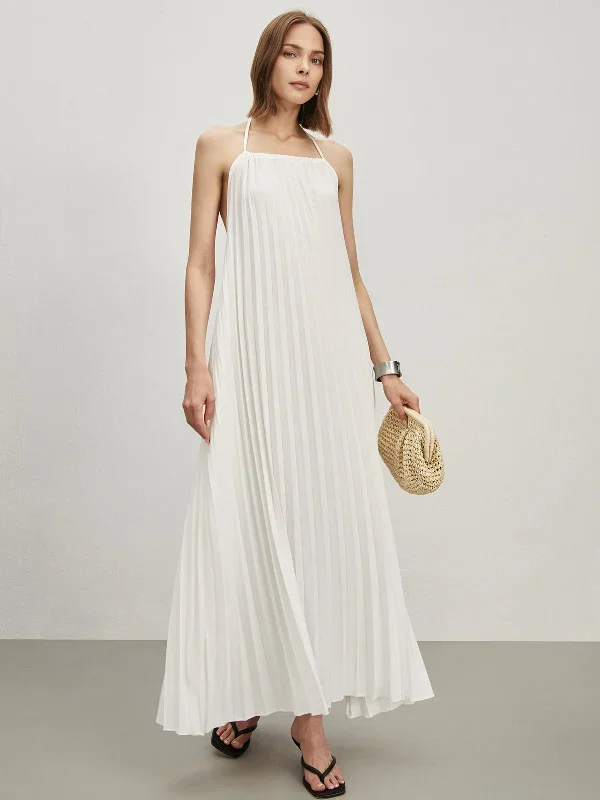 tie-back-open-back-pleated-long-dress