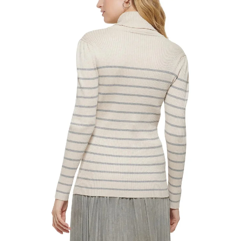 womens-fall-stripe-mock-turtleneck-sweater